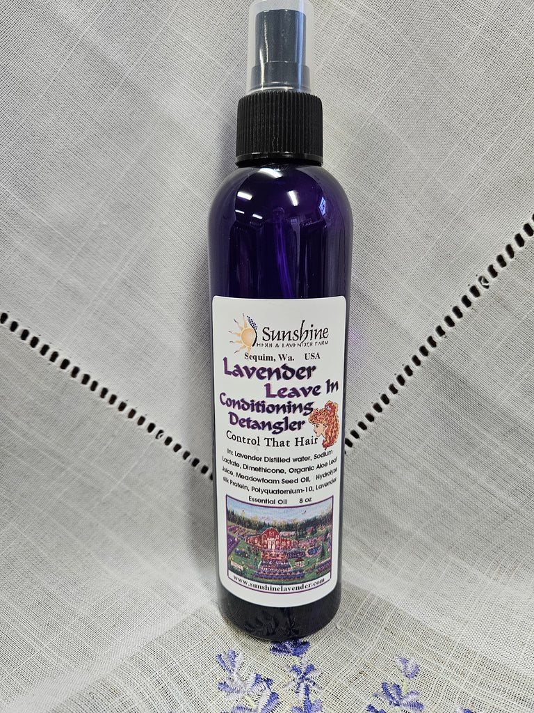 Lavender Leave-In Conditioning Hair Detangler