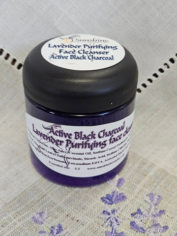Active Black Charcal Lavender Purifying Face Cleanser