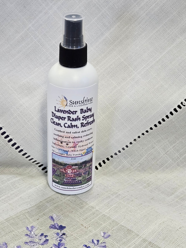 Lavender Baby Diaper Rash Spray