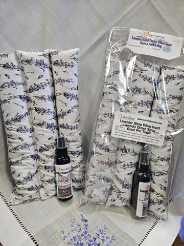 Lavender Sleep Pillow Insert/Dream Spray Set