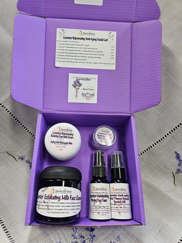 Lavender Rejuvenating Face Care Travel Kit