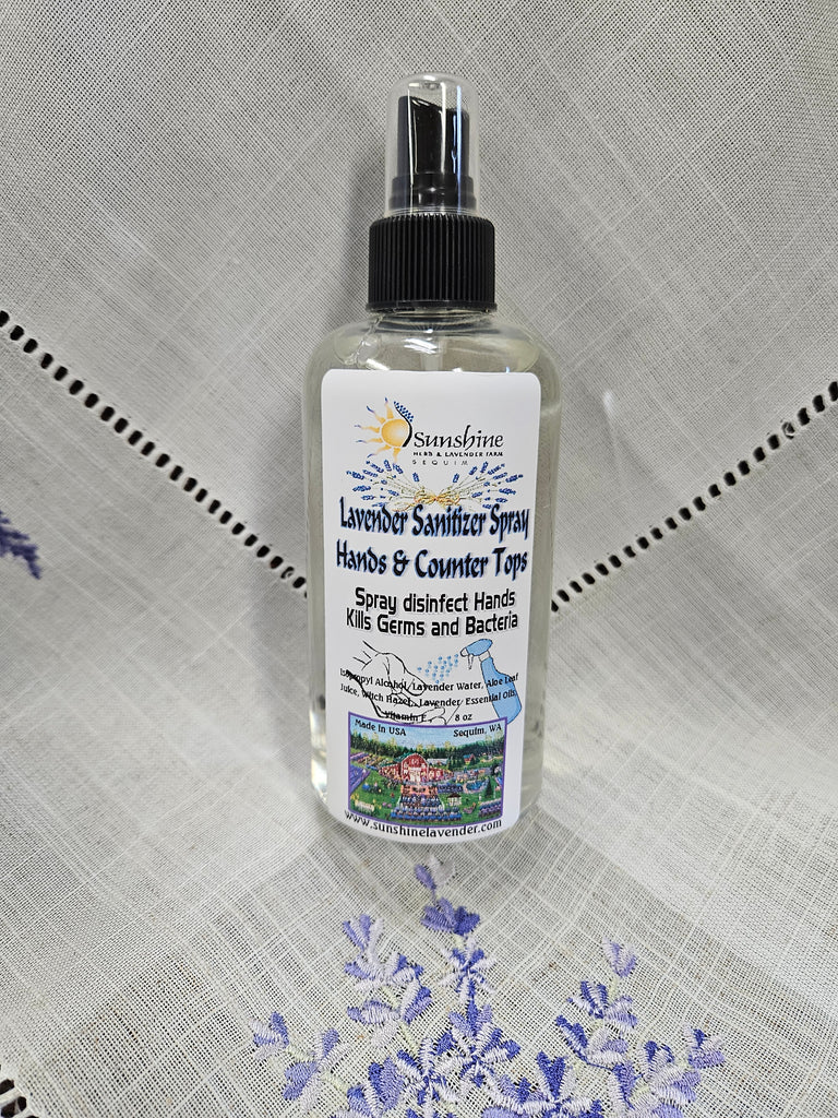 Lavender Sanitizer Spray for Hands & Counter Tops