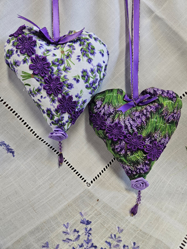 Heart-shaped Lavender Sachet