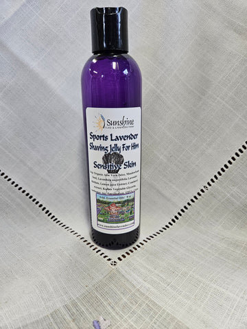Sports Lavender Shaving Jelly for Sensitive Skin