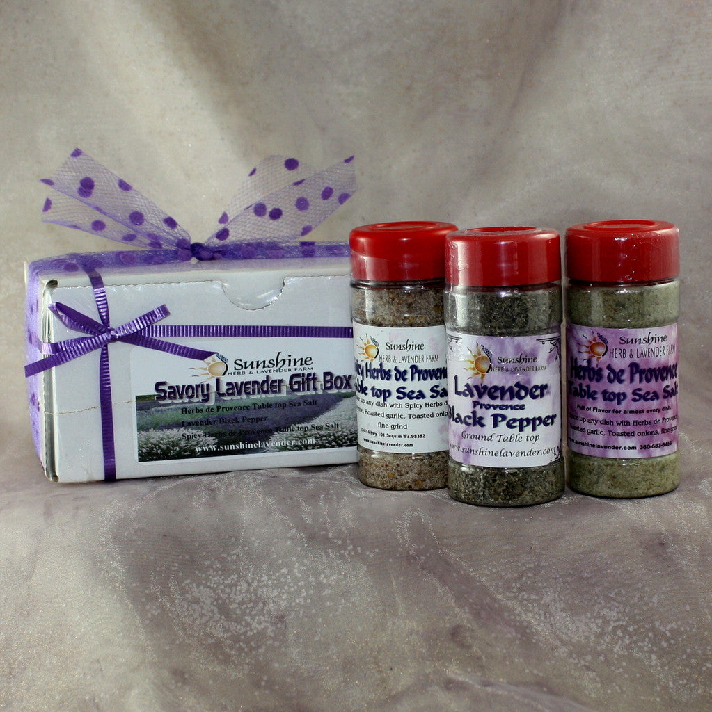 Savory Lavender Herbs Gift Box