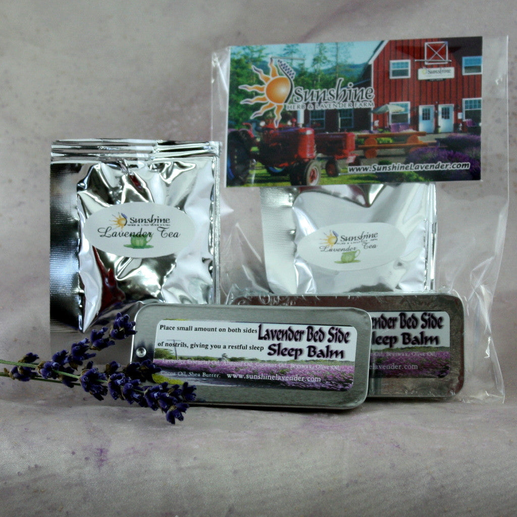 Sleep Balm & Lavender Tea Gift Set