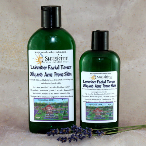 Lavender Facial Toner for Oily and Acne Prone Skin