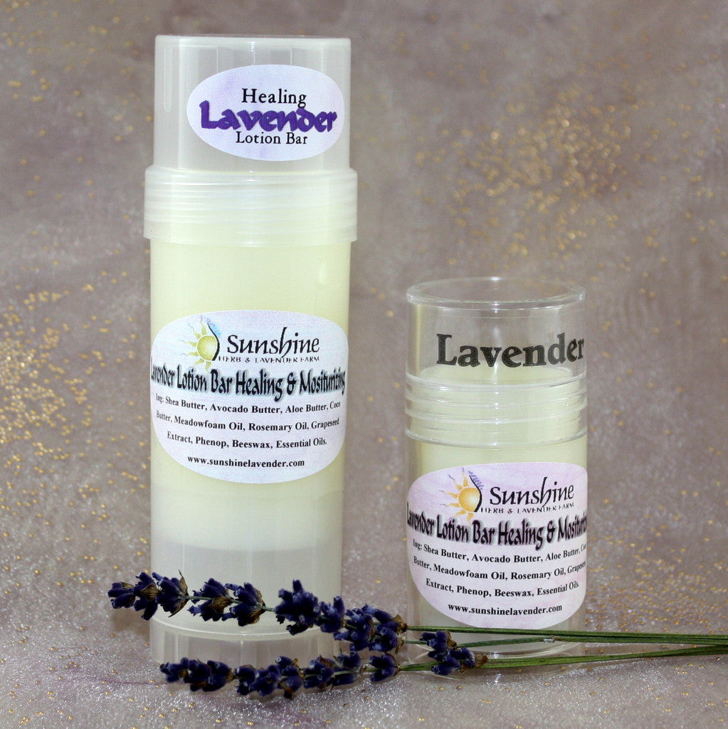 Sustain Yourself Body Lotion Bar Lavender in Tin